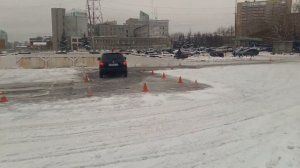 Экзамен в ГИБДД - Площадка