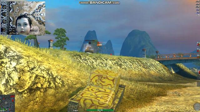 Worold of Tanks blitz часть 3 катаем на 6 Lvl + микрофон и вебка смотреть онлайн