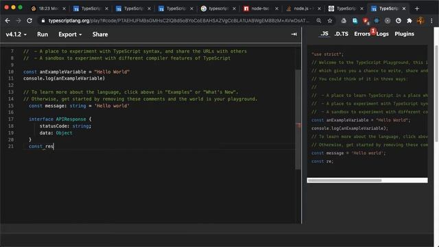 Typescript Tutorial 1 - Getting started with Typescript смотреть онлайн