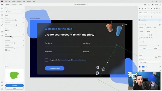 Create Awesome Looking Blobs In Adobe Xd And Online  / Adobe Xd Tutorial