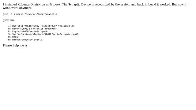 Ubuntu: Touchpad on Gateway LT2802u Netbook doesn't work смотреть онлайн