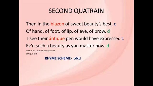 Sonnet 106 'When in the Chronicle of Wasted Time' by William Shakespeare. смотреть онлайн