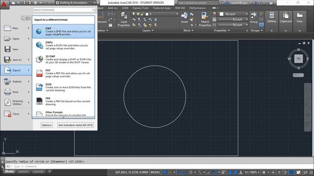 AutoCAD 2016 English - Lesson 102/149 - DXF File Format смотреть онлайн