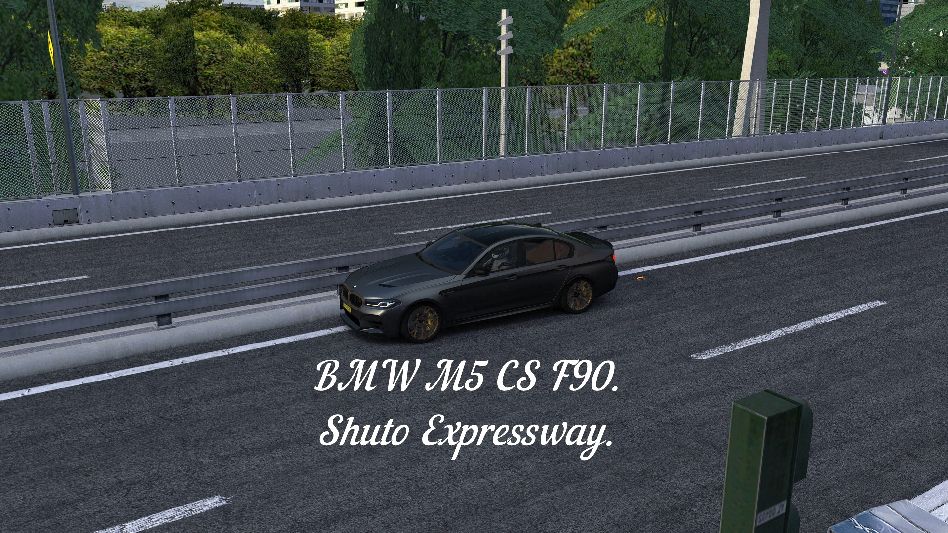 BMW M5 CS F90 Shuto Expressway | Assetto Corsa. смотреть онлайн
