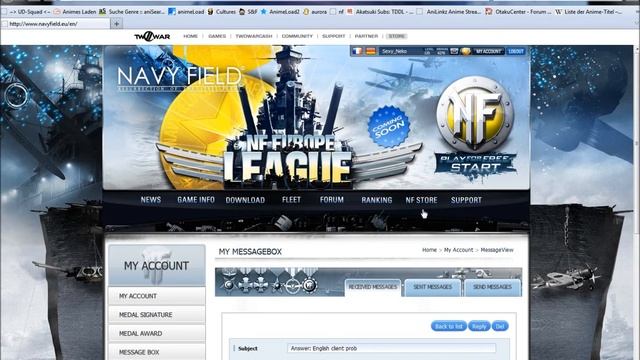 Navy Field MMO Ticket (where to read&write) - by Neko смотреть онлайн