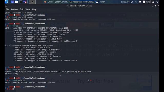 How Hacker Writing Script Using Python | Ethical Hacking | Write Script To Hide MAC Address | linux смотреть онлайн
