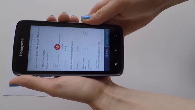 Store 2 store order creation using Honeywell ScanPal with Android смотреть онлайн