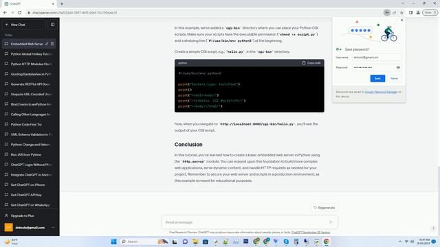 Embedded Web Server in Python смотреть онлайн