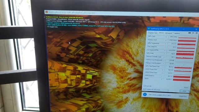 Видеокарта ASUS Radeon RX 470 4GB GDDR5 (MINING-RX470-4G-LED) БУ