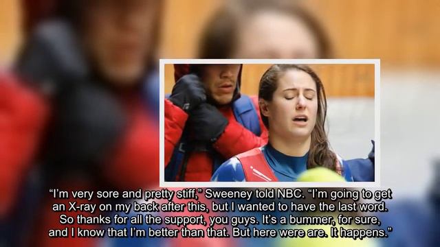 American luger Emily Sweeney silences Winter Olympics crowd with horrific crash смотреть онлайн