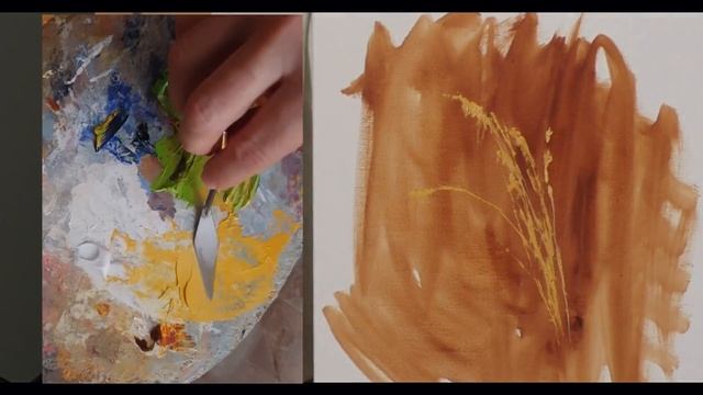 Как работать мастихином в живописи маслом - Юрий Клапоух (2020) смотреть онлайн