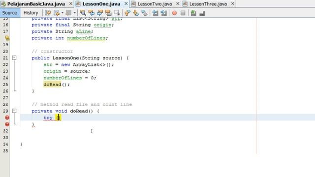 Basic Java 69 pelajaran contoh program Read Write смотреть онлайн