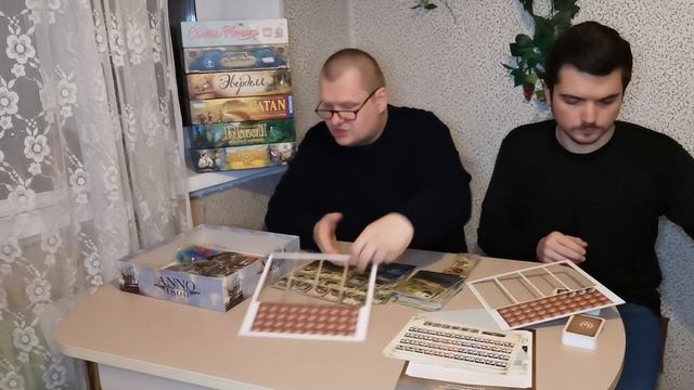 ANNO 1800. Распаковка настольной игры, краткий обзор смотреть онлайн