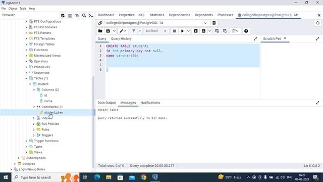 How to Create table, database Insert and Delete Data Using PostGreSQL 14 смотреть онлайн