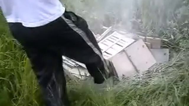 Тест огнетушителя ОП2, купленного в Ашане. смотреть онлайн