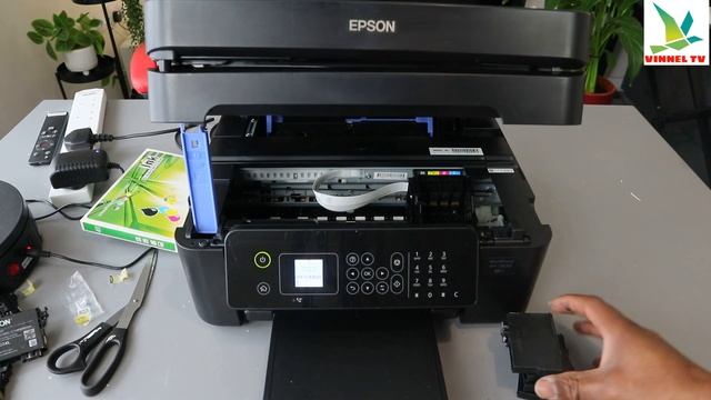 How to Change Ink cartridge For Epson Workforce WF-2830 |Epson Printers смотреть онлайн