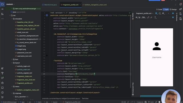 Создание мессенджера под Android #2 | Профиль и аватарки с помощью Firebase Storage смотреть онлайн
