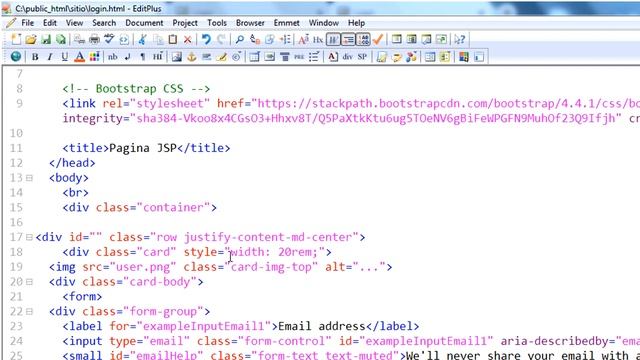 Login Con JSP + JAVA+ Bootstrap смотреть онлайн