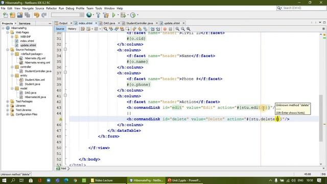 Unit 2-2.3 Hibernate and Database - Delete Record смотреть онлайн
