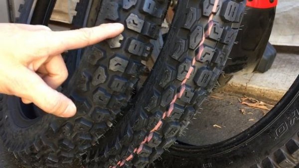 Trail125 IRC GP-1 vs. Shinko SR241 vs. Shinko SR244 initial comparison