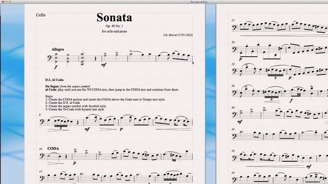Sibelius 6 Quick Tip 8 - Creating a Da Segno al Coda смотреть онлайн