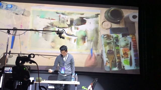 ?АБСТРАКТНАЯ АКВАРЕЛЬ //МАСТЕР КЛАСС ДЛЯ НАЧИНАЮЩИХ смотреть онлайн