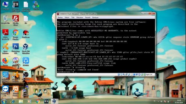 CARA MENGATASI FUNGSI IFCONFIG COMMAND NOT FOUND PADA DEBIAN 9 смотреть онлайн