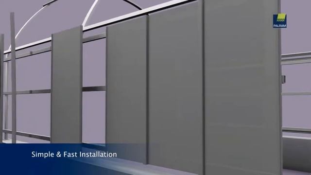 модульные системы из сотового и монолитного поликарбоната SUNPAL SUNGLAZE Video смотреть онлайн