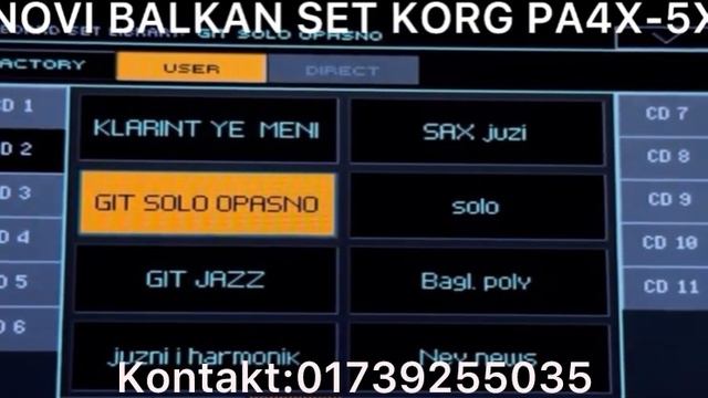 NOVO BALKAN SET KORG PA4X-5X 2024 смотреть онлайн