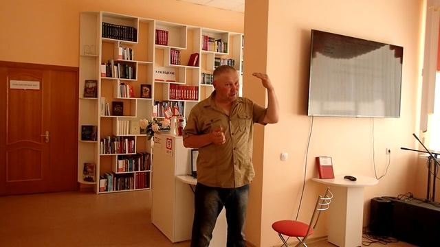 Лекция в сельском доме культуры на тему истории села Ижевское