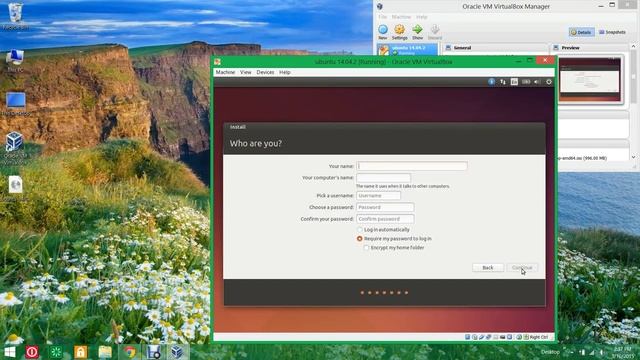 Ubuntu 14.04.2 - Setup on Windows 8.1 using Oracle Virtual Machine смотреть онлайн