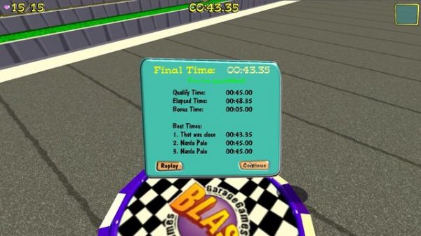 Playing Marble Blaster: The Original Version of Marble Blast Gold