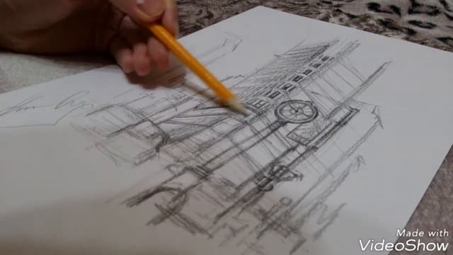 Рисуем город . Рисуем Нью Йорк смотреть онлайн