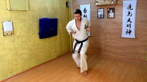 Янцу ката киокушинкай каратэ / Yantsu kata So-kyokushin karate