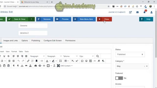 03 - Joomla! 4 SEO SEF Etkinleştirilmesi смотреть онлайн