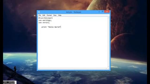 Run Your First Perl Script смотреть онлайн