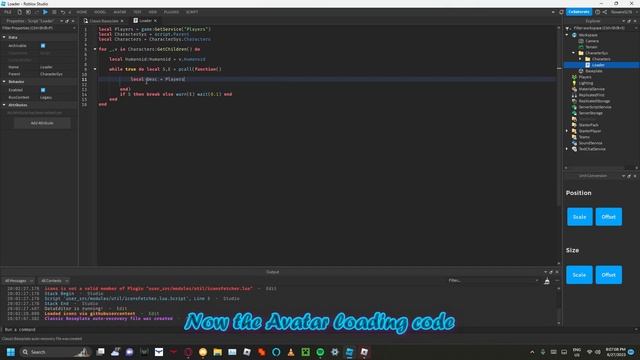 Load player avatar to character (Roblox studio) смотреть онлайн