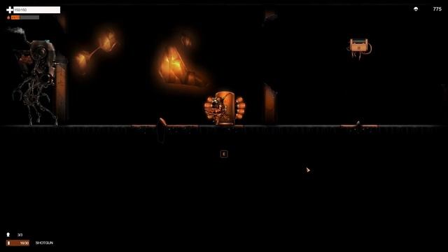 Orange Moon platformer game Recycler Boss fight смотреть онлайн