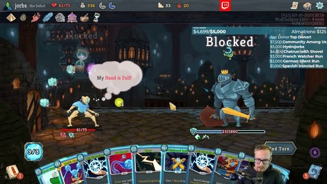 HYDRO-DEFECT | Ascension 20 Defect Run | Slay the Spire смотреть онлайн