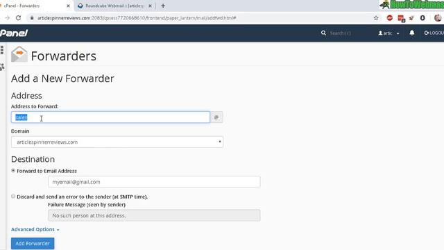How to Forward Emails From Your Website to Yahoo/Gmail/Hotmail - CPanel Tutorial смотреть онлайн