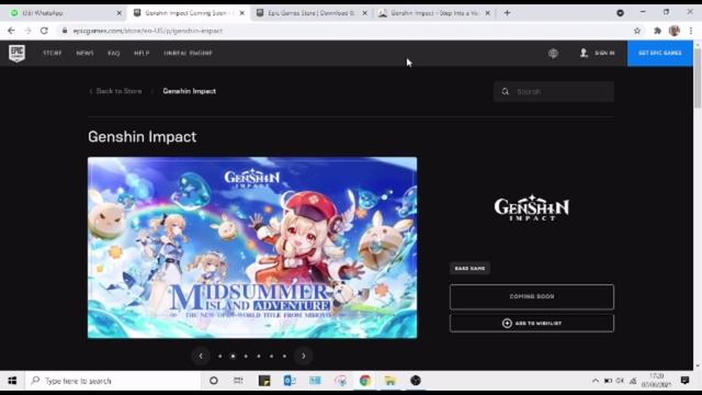 New Redeem Code Genshin Impact x Epic Games смотреть онлайн
