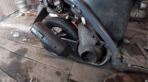 Honda Dio 27 за много рублей. Запускаем после долгого простоя