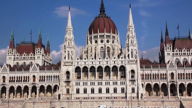 Hungary Budapest Parliament Architecture смотреть онлайн