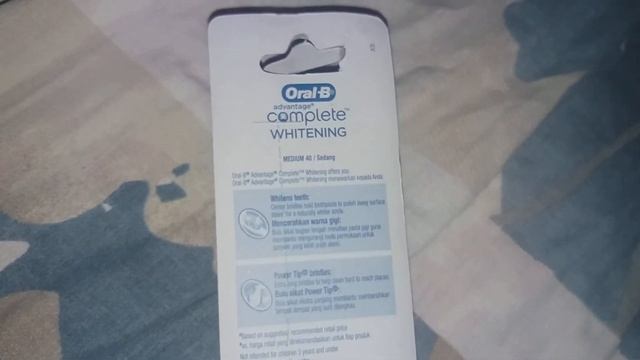 Oral -B tooth brush Advantage complete whitening paket hemat смотреть онлайн