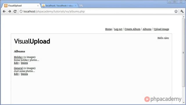 PHP Image Upload Website 262 Viewing Albums Part 3 смотреть онлайн