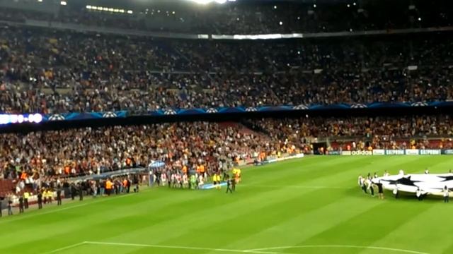 Barcelona vs Ajax club anthem + Champions League Hymne смотреть онлайн