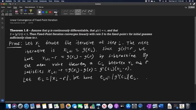 Numerical Analysis - Proof of the Linear Convergence of the Fixed-Point Iterative Method смотреть онлайн