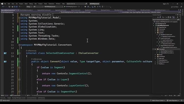 WPF with Vector Graphics, Converters, using MVVM (Part6) смотреть онлайн