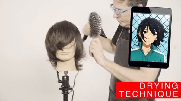 IZUMI MIYAMURA horimiya haircut and ponytail (Tutorial, long hairstyle for men) cosplay Izumi. ホリミヤ