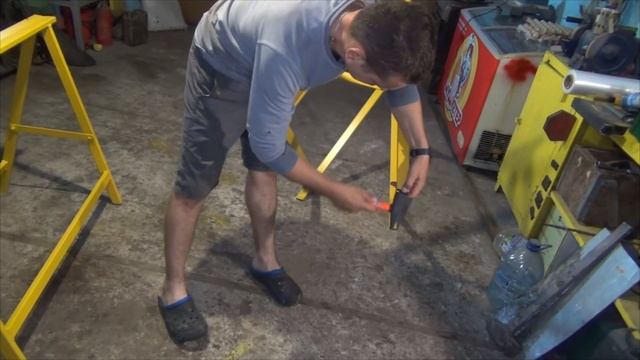 Как я сделал простые металлические козлы.